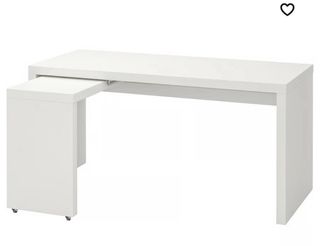 Escritorio extraíble blanco