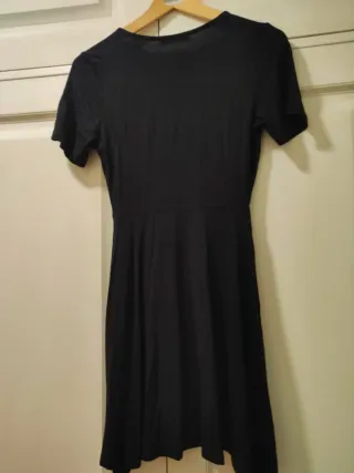 PULL & BEAR - Vestido negro mini