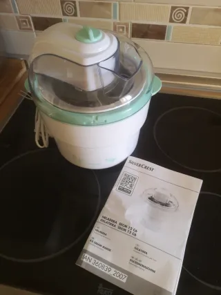 Máquina de helados Silvercrest. 1 litro