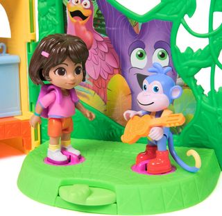 Casa Selva Dora Nickelodeon con Figuras y Accesori