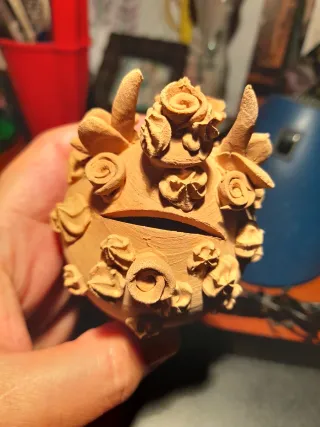 Raro vasetto/porta monete in ceramica FELANITX. Maiorca.