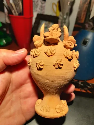 Raro vasetto/porta monete in ceramica FELANITX. Maiorca.