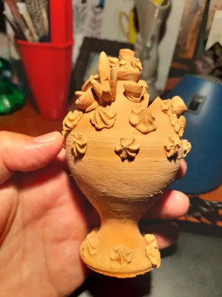 Raro vasetto/porta monete in ceramica FELANITX. Maiorca.