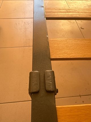 Somier 90cm Madera y Metal