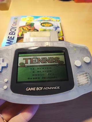 Cartucho 4 en 1: Tetris, Dr. Mario, Tennis, Space