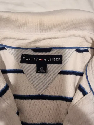 Polo Tommy Hilfiger Rayas Azul Blanco