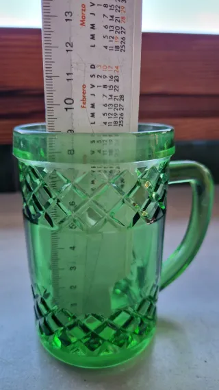 Jarras de cristal antiguas (set de 5)