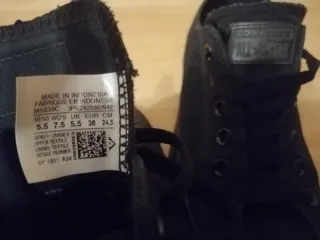 Converse Negras Talla 38