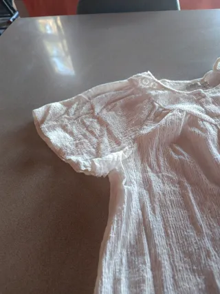 Camisa blanca niña t13-14