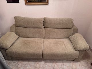 Sofá de 2 plazas beige