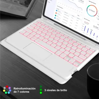 Funda Teclado Samsung 12,4 Negro.