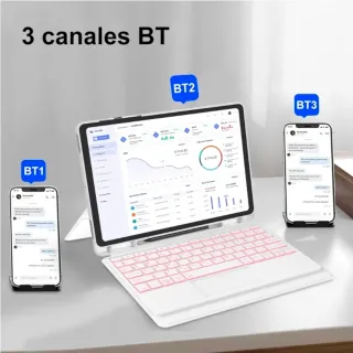 Funda Teclado Samsung 12,4 Negro.