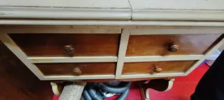 Máquina de coser antigua HEXAGON (SINGER) funciona