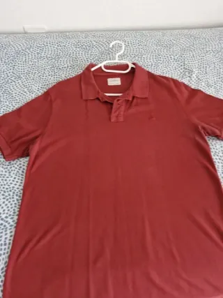 Polo manga corta rojo