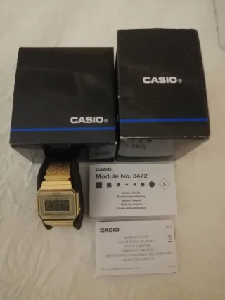 Reloj Casio Dorado
