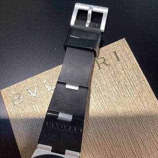 Reloj Bvlgari Aluminio Cronógrafo Negro/Plata