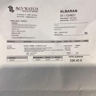 Reloj Bvlgari Aluminio Cronógrafo Negro/Plata