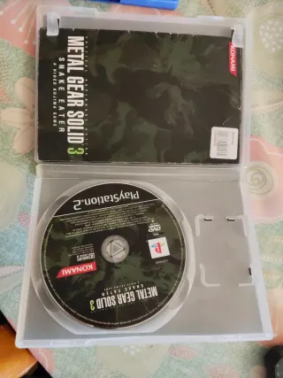Metal Gear Solid 3 PS2 + PES 2008
