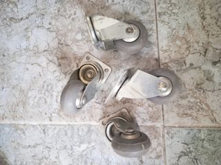 Mueble TV Ikea Blanco 90x26x45 cm + ruedas