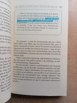 Lote de tres libros de autoayuda.