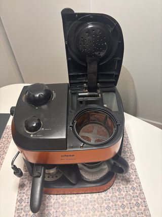 Cafetera Ufesa Duo Supreme Naranja