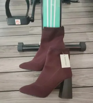 Botines Marypaz granates talla 37