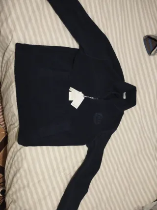 Pedro del Hierro Jersey Azul Media Cremallera.