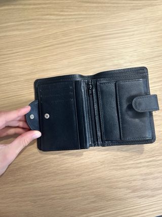 Cartera Piel Carlo Milano Negra