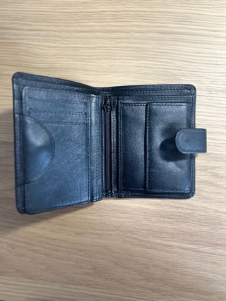 Cartera Piel Carlo Milano Negra