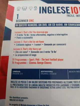 Inglese io posso Beginner one. 1 La Gazzetta dello