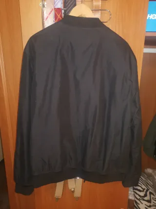 Cazadora Bomber Negra Talla XL Primark