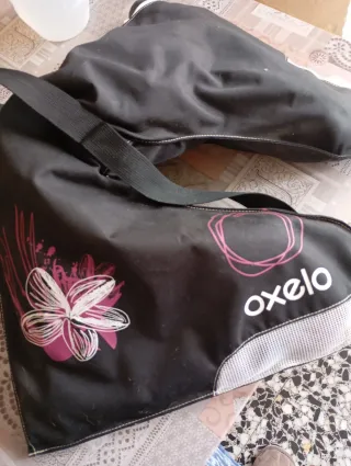 Patines en línea Oxelo morados y negros,37a40