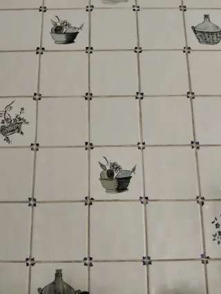 35 Azulejos Decorados 10.5x10.5cm