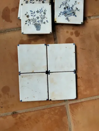 35 Azulejos Decorados 10.5x10.5cm