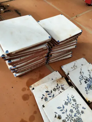 35 Azulejos Decorados 10.5x10.5cm