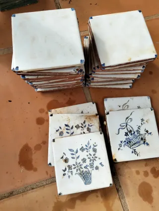 35 Azulejos Decorados 10.5x10.5cm