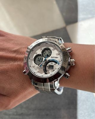Reloj Gatsby Silver/White Water Resistant