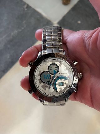 Reloj Gatsby Silver/White Water Resistant