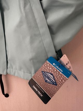 Chaqueta Columbia verde y azul