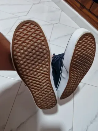 Zapatos Vans Azules.