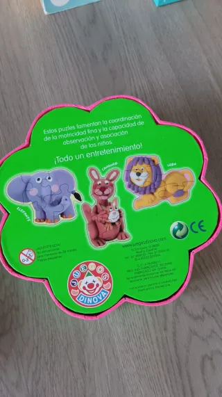 Dos puzzles Goula Animales Bosque y animalitos