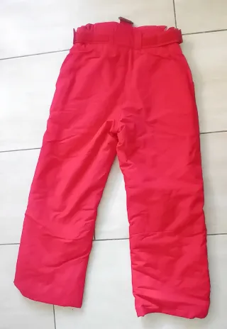 Pantaloni da sci rossi Quechua