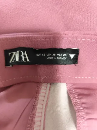 Pantaloncino rosa a portafoglio