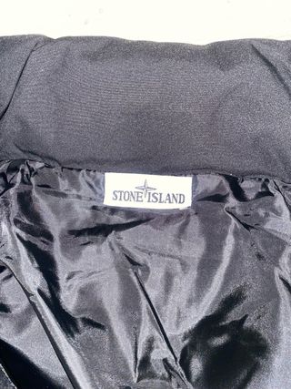 Abrigo Stone Island Negro Talla XL