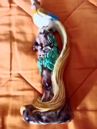 Figura Gallo Porcelana Multicolor