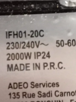 Estufa eléctrica estilo industrial