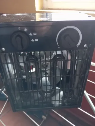 Estufa eléctrica estilo industrial