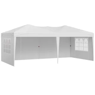 Gazebo Pieghevole da Esterno 5,9 x 2,96 x 2,65 m