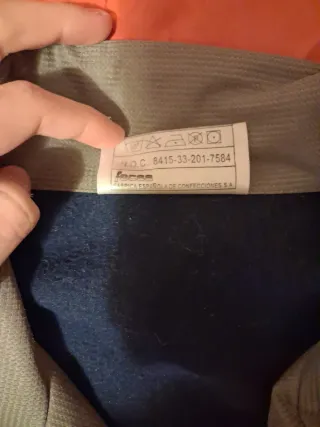 Chándal completo Militar Talla L Azul y Gris