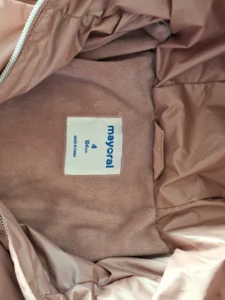 Giacca invernale Mayoral rosa taglia 104